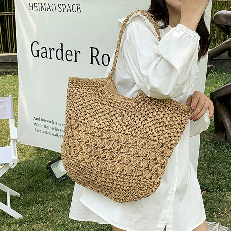 Luxury Bags Tote - Casual Design Straw Weave Bags Trend