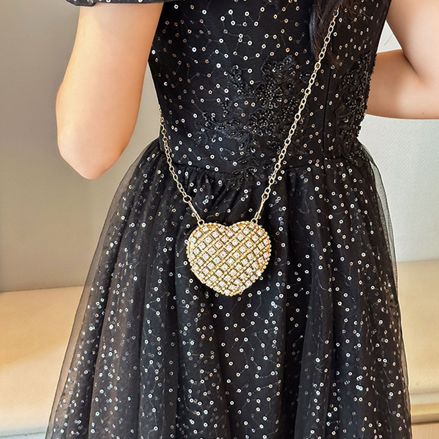 Luxury Bags Mini - Luxury Full Diamond Banquet Bag for