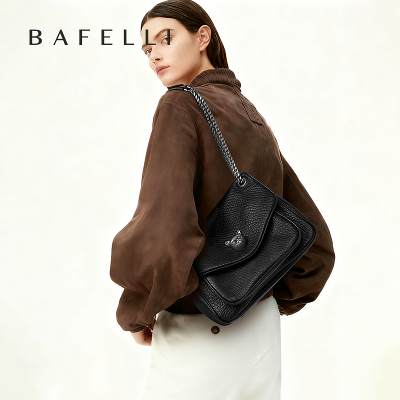 Luxury Bags Coach - BAFELLI Trendy Chained Tote Bag for