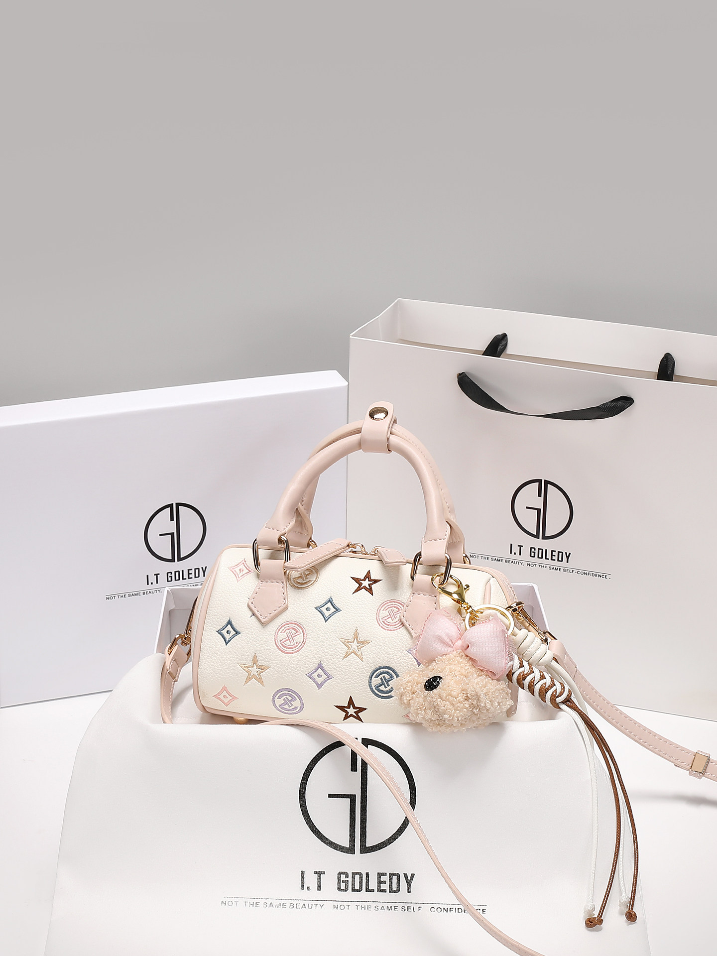 Luxury Bags Cute - Luxury and Sweet Handheld Boston Bag