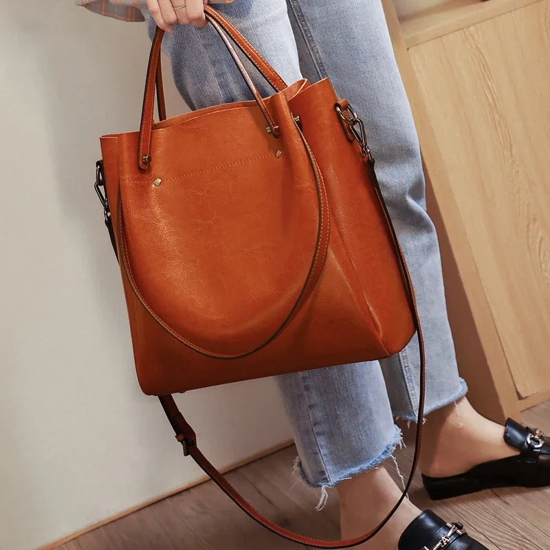 Genuine Leather Tote Bag for W - Luxury Bags From China ulasan dan harga