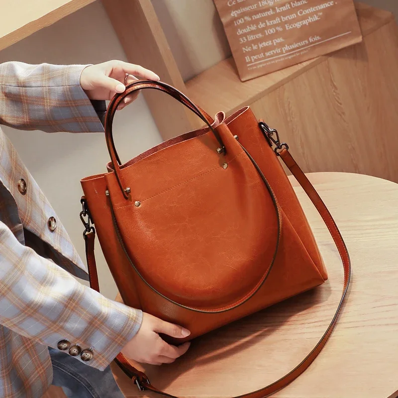 Genuine Leather Tote Bag for W - Luxury Bags From China ulasan dan harga