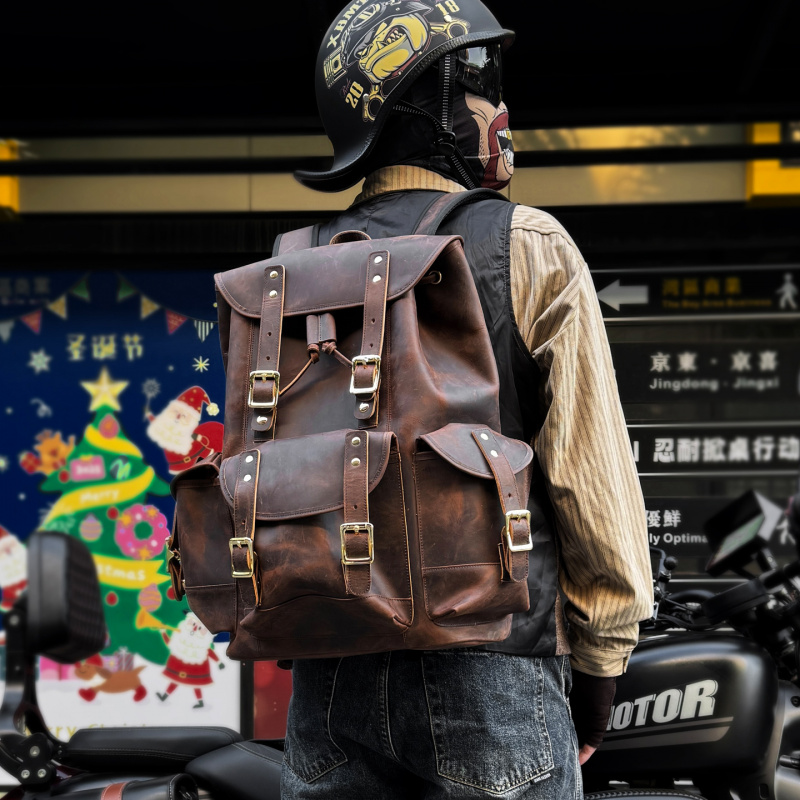 New Arrivals Leather Backpack  - Luxury Bags Leather ulasan dan harga
