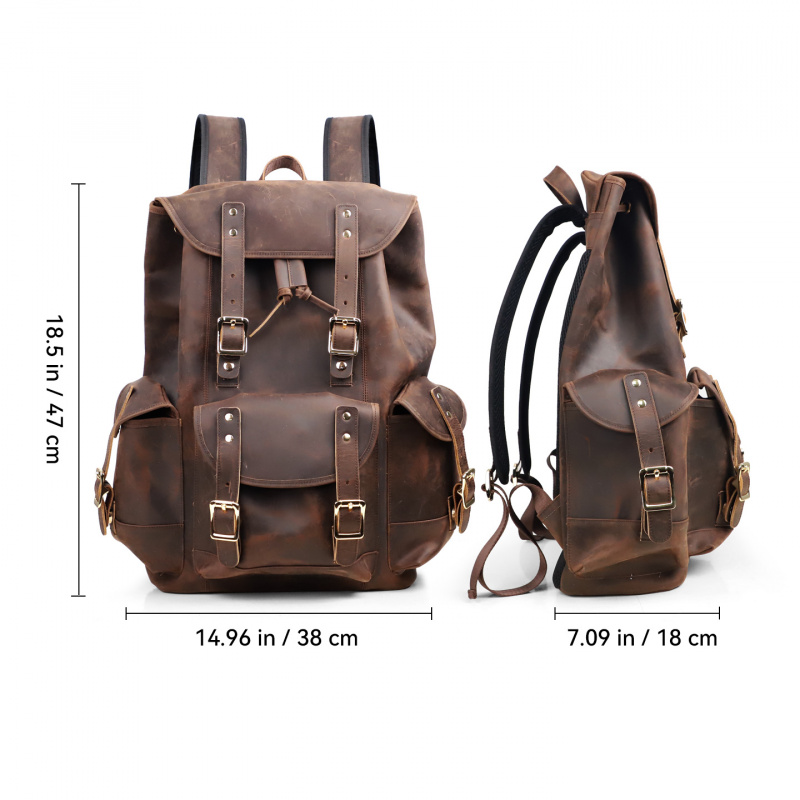 New Arrivals Leather Backpack  - Luxury Bags Leather ulasan dan harga