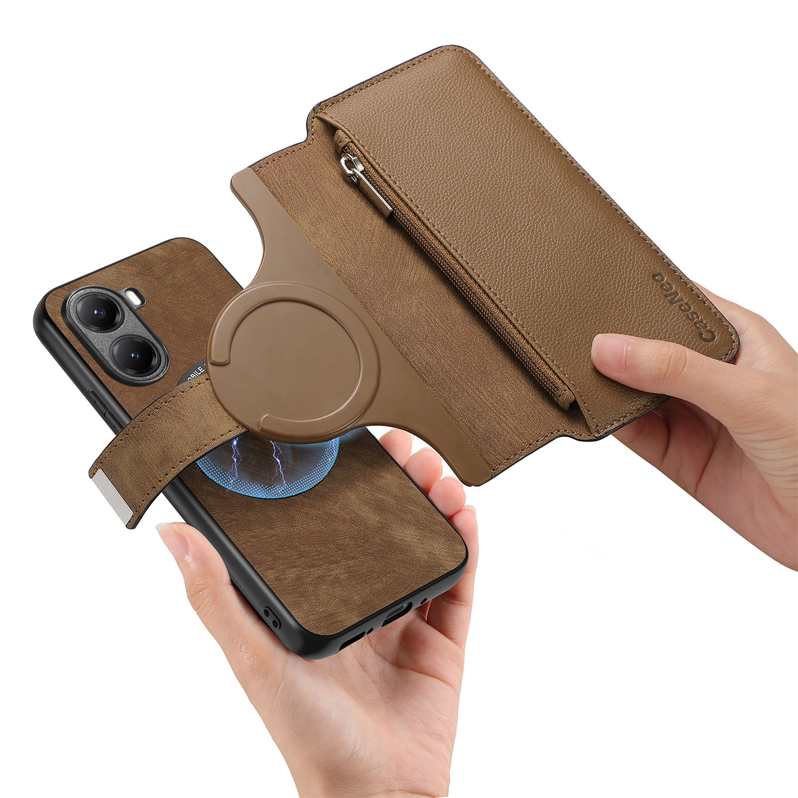 Luxury 2 in 1 Detachable Magne - Luxury Bags Leather ulasan dan harga
