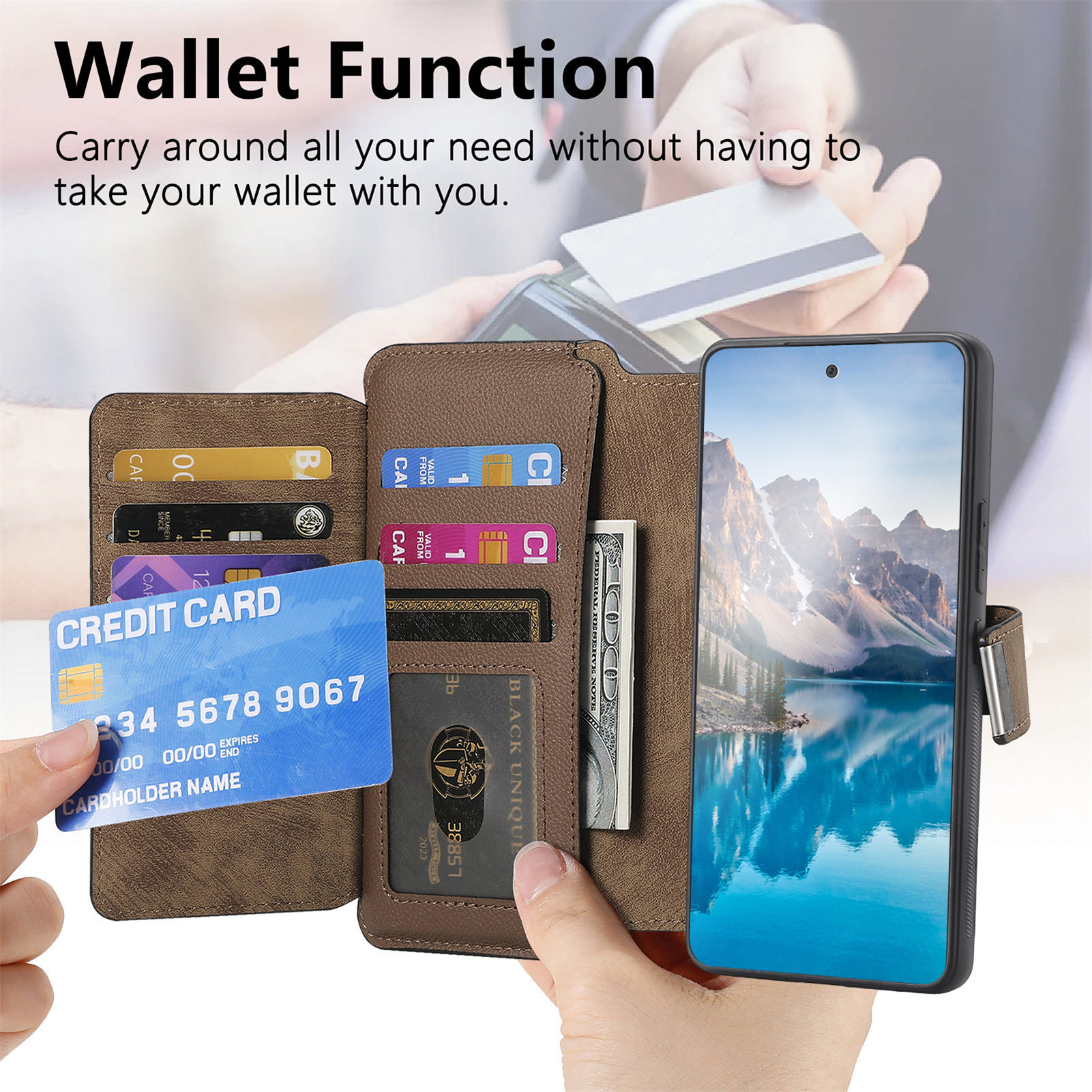 Luxury 2 in 1 Detachable Magne - Luxury Bags Leather ulasan dan harga