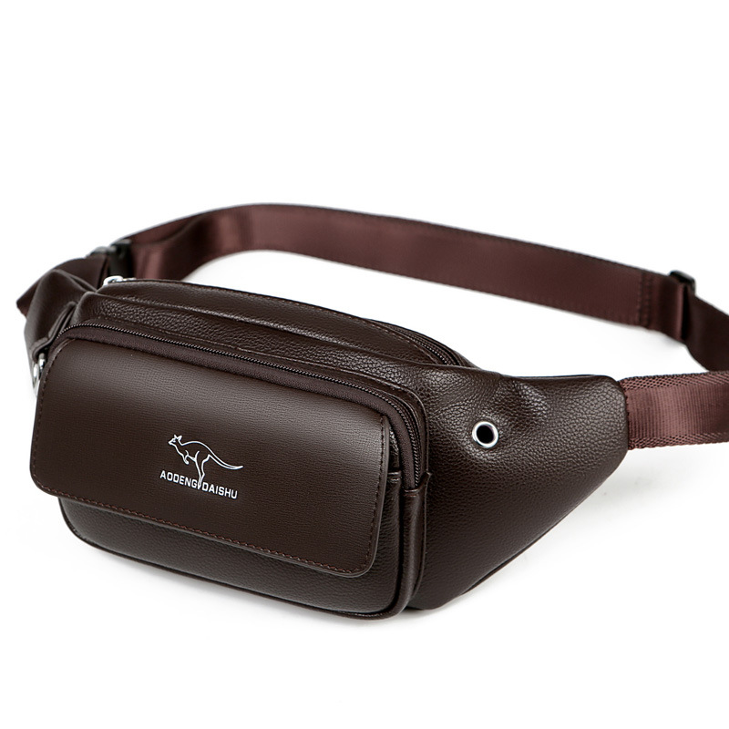 Luxury Brand Waist Bag Men Lea - Luxury Bags Leather ulasan dan harga