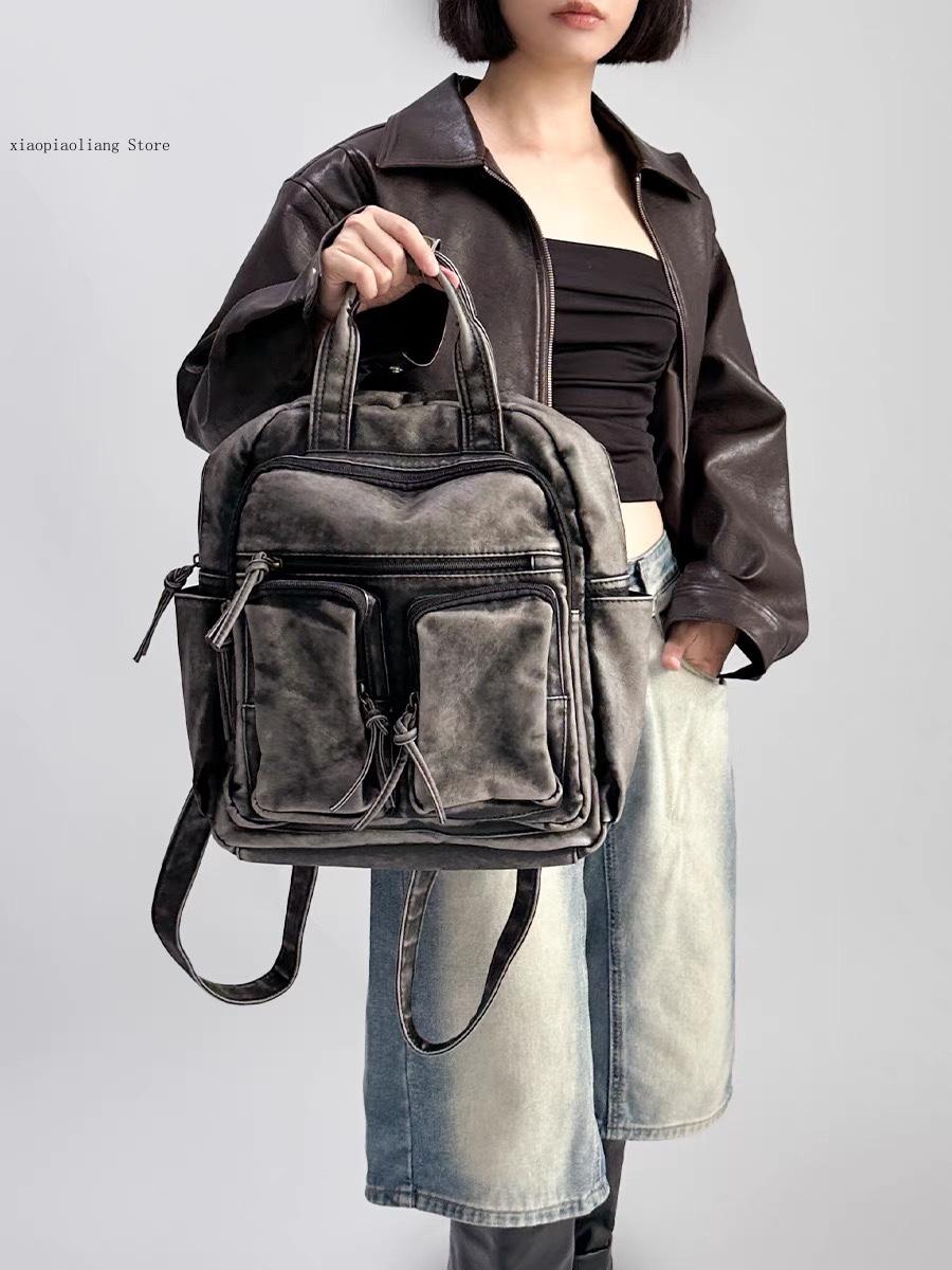 Luxury Soft Washed Pu Leather  - Luxury Bags Leather ulasan dan harga