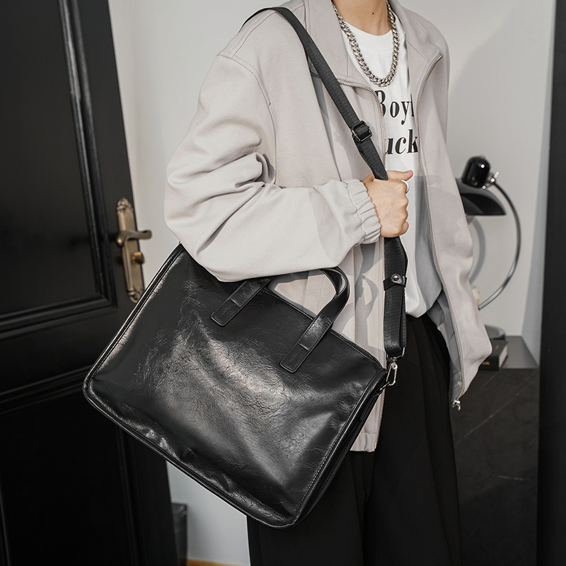Casual Business Men's Handbag  - Luxury Bags Tote ulasan dan harga