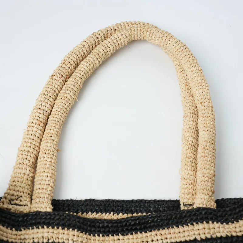Striped raffia woven straw bag - Luxury Bags For You ulasan dan harga