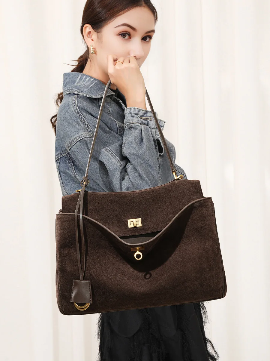 Autumn Winter Women's Suede ge - Luxury Bags Supplier ulasan dan harga