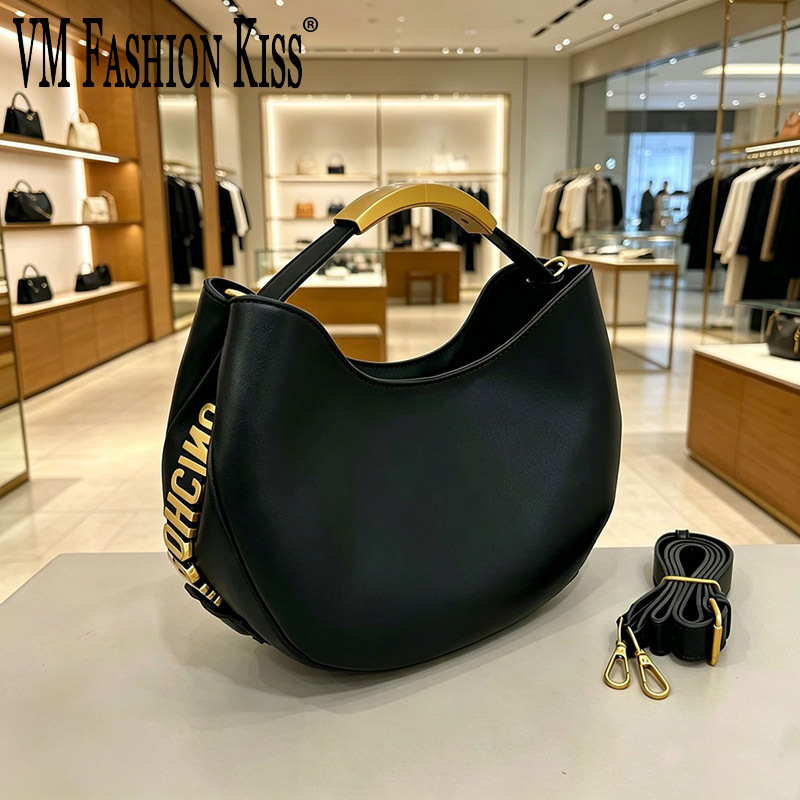 Demi-cercle Women Golden Lette - Luxury Bags Tote ulasan dan harga