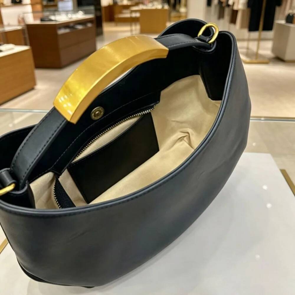 Demi-cercle Women Golden Lette - Luxury Bags Tote ulasan dan harga