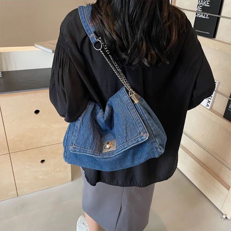 Retro Distressed Washed Denim  - Saddle Bag Distressed ulasan dan harga