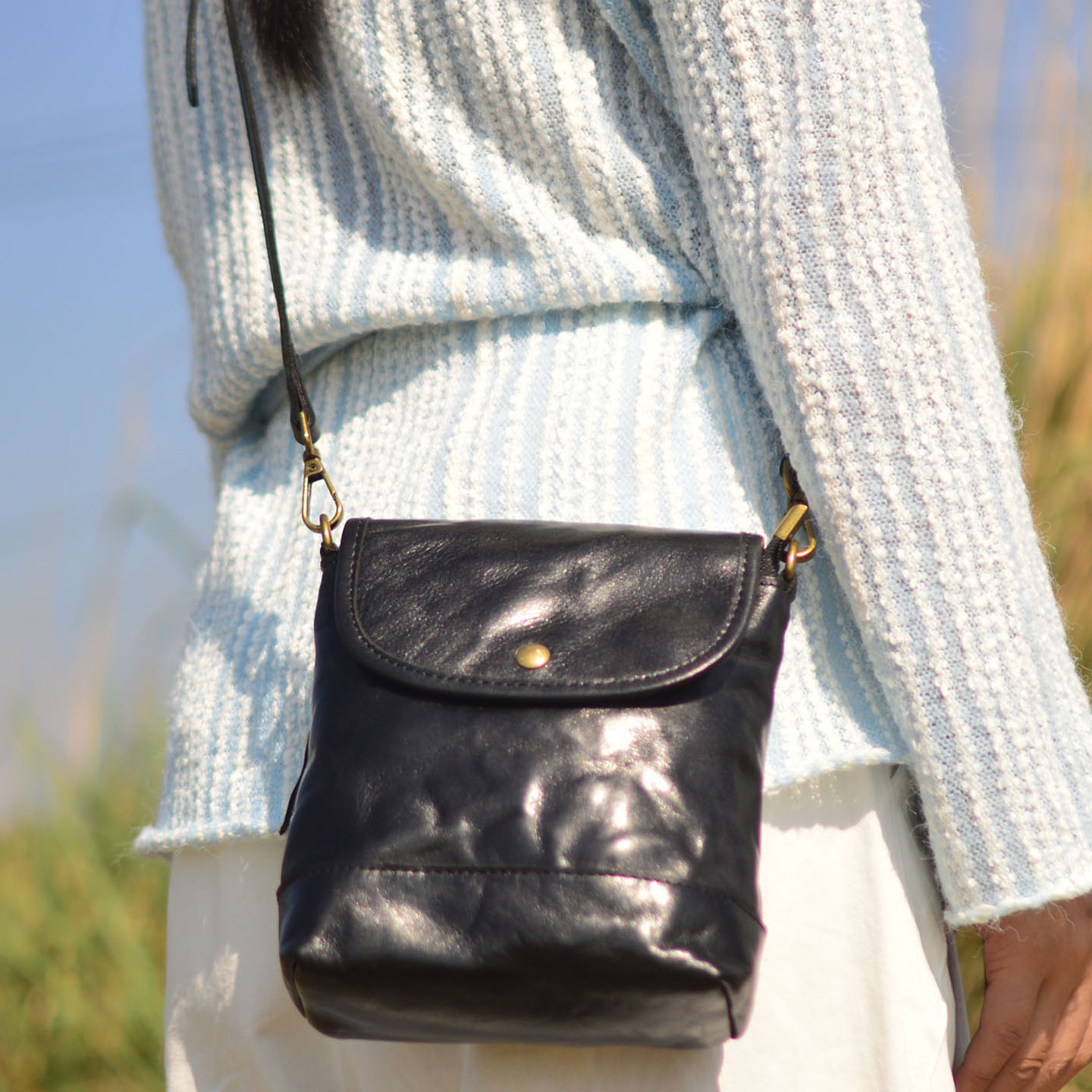 AETOO Leather handbag for wome - Saddle Bag Distressed ulasan dan harga