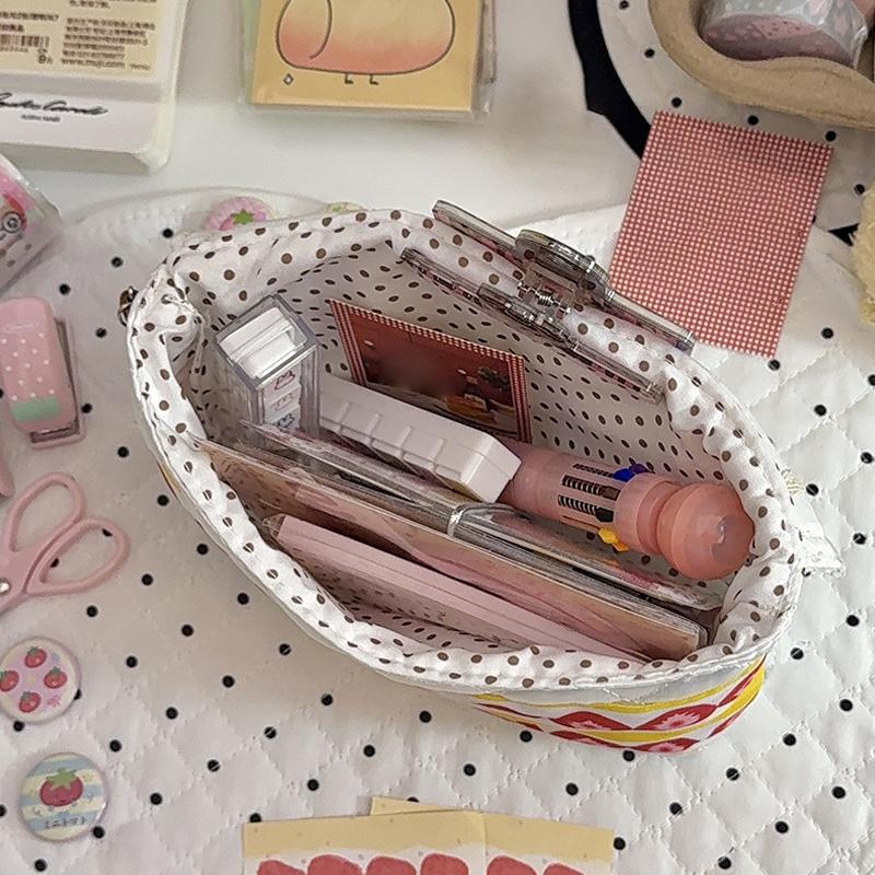 Kawaii Fashion Patchwork Straw - Luxury Bags Cute ulasan dan harga