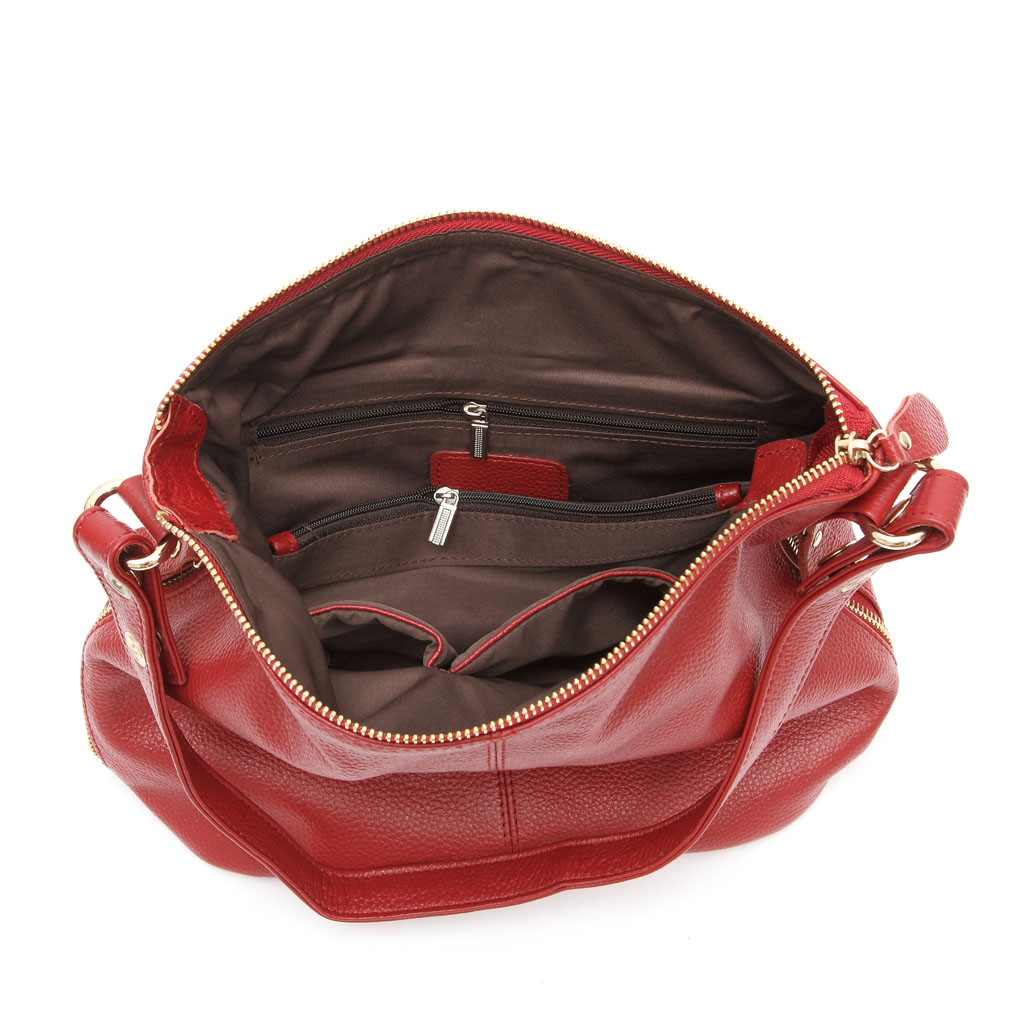 Zency Elegant Women Red Leathe - Luxury Bags From China ulasan dan harga