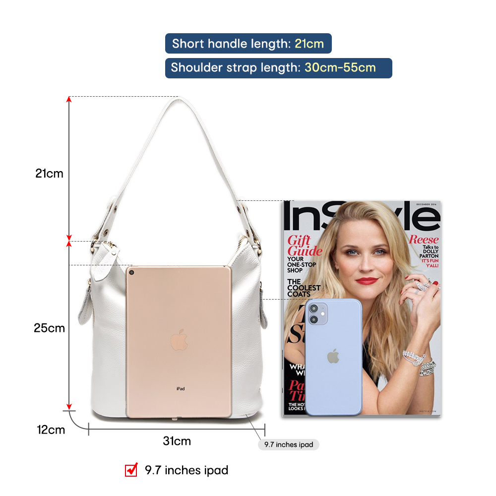 Zency Elegant Women Red Leathe - Luxury Bags From China ulasan dan harga