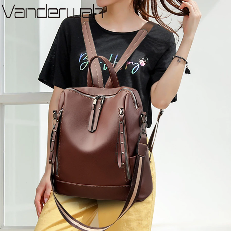 Brand Luxury Backpacks Soft Le - Luxury Bags Leather ulasan dan harga