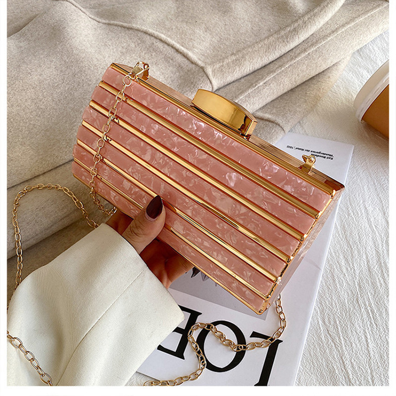 Luxury Designer Acrylic Square - Luxury Bags Mini ulasan dan harga