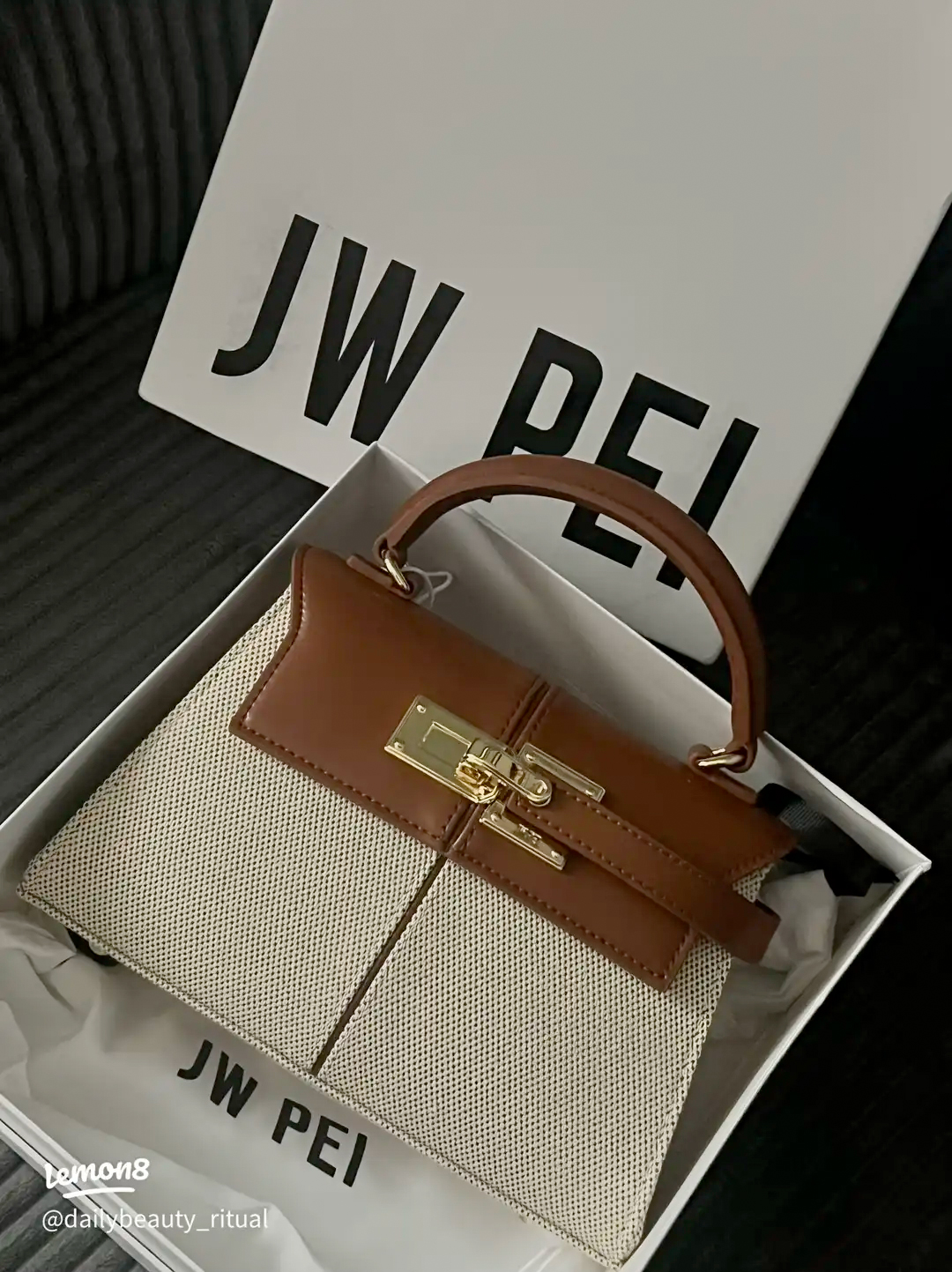 JW PEI Elise Women's Genuine L - Quiet Luxury Bags Tote ulasan dan harga
