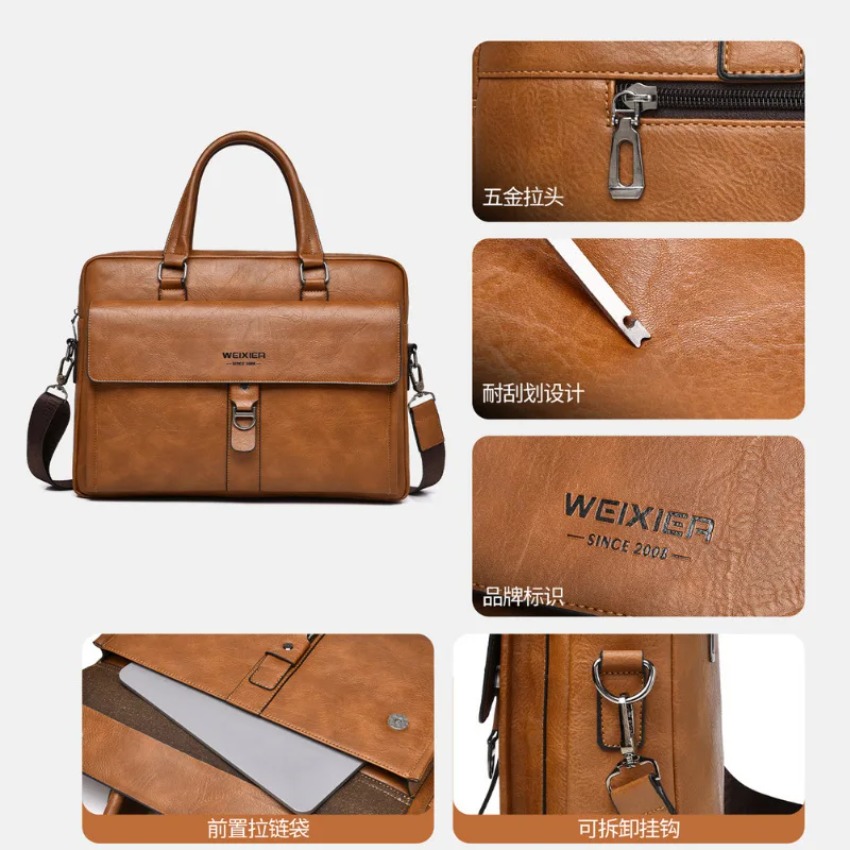Brand new men's handbag retro  - Luxury Bags Tote ulasan dan harga
