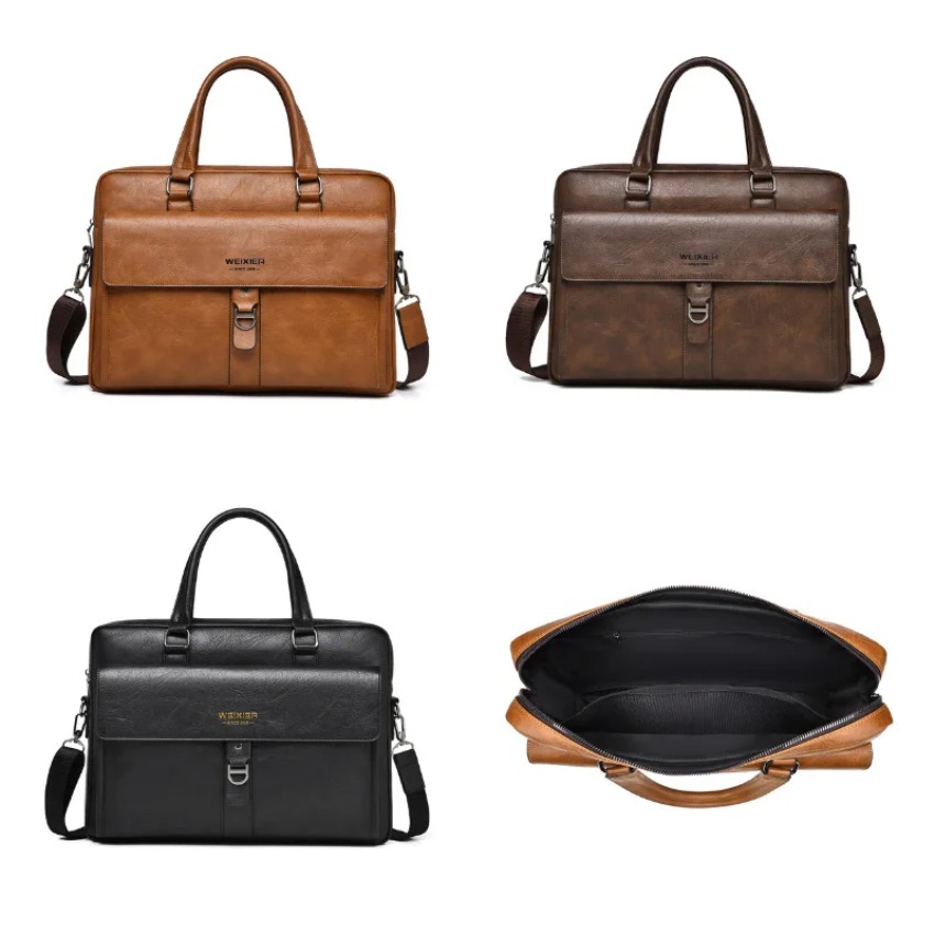 Brand new men's handbag retro  - Luxury Bags Tote ulasan dan harga