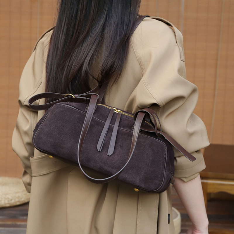 Toptrends Suede Cow Genuine Le - Luxury Bags Coach ulasan dan harga