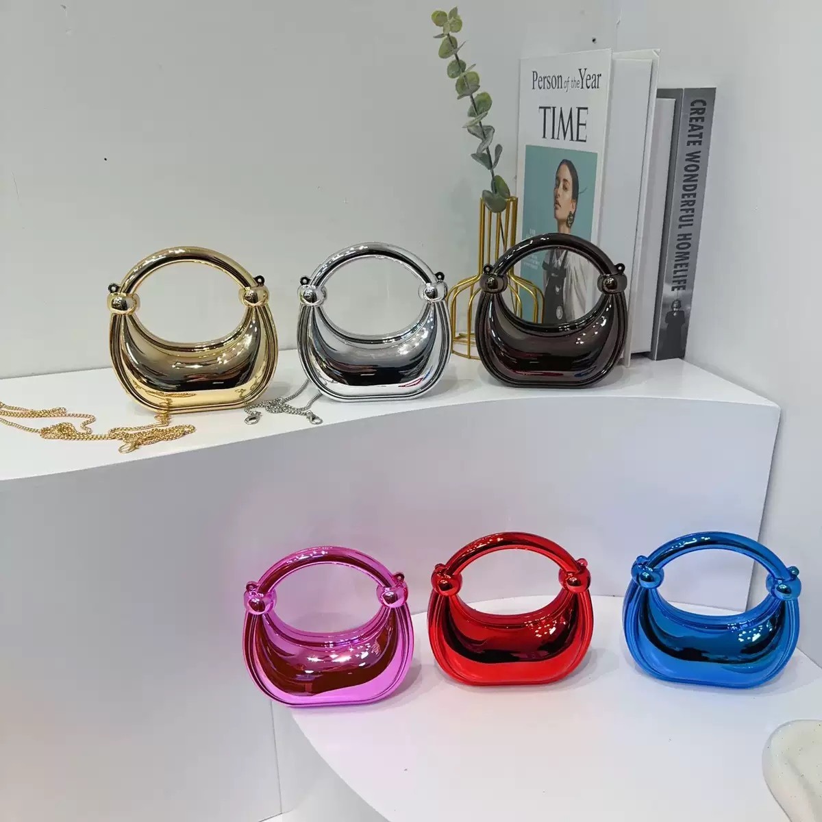 Mini Golden Evening Bag Purses - Luxury Bags Mini ulasan dan harga