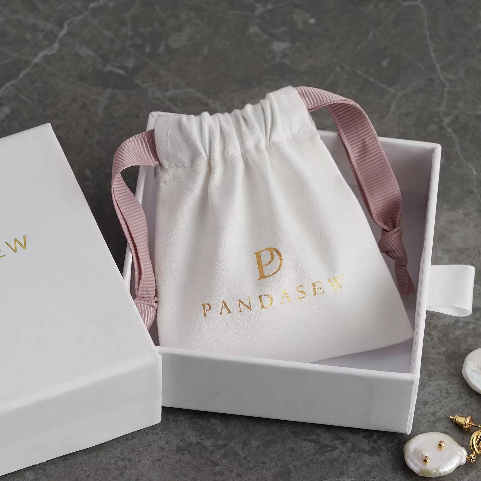 Custom Logo Luxury Suede Draws - Luxury Bags From China ulasan dan harga