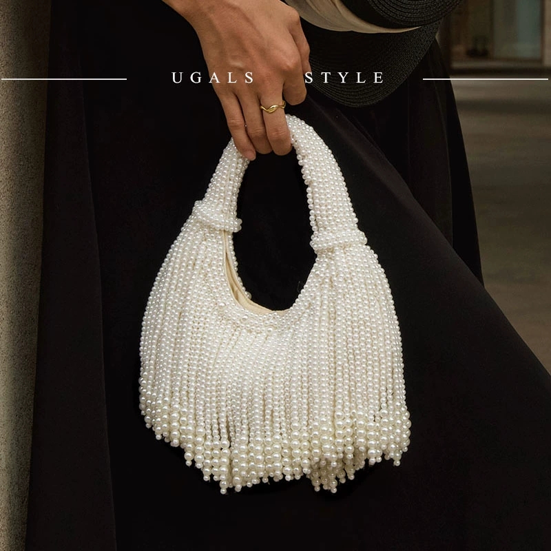 Design Handle Pearl Evening Cl - Luxury Bags Supplier ulasan dan harga