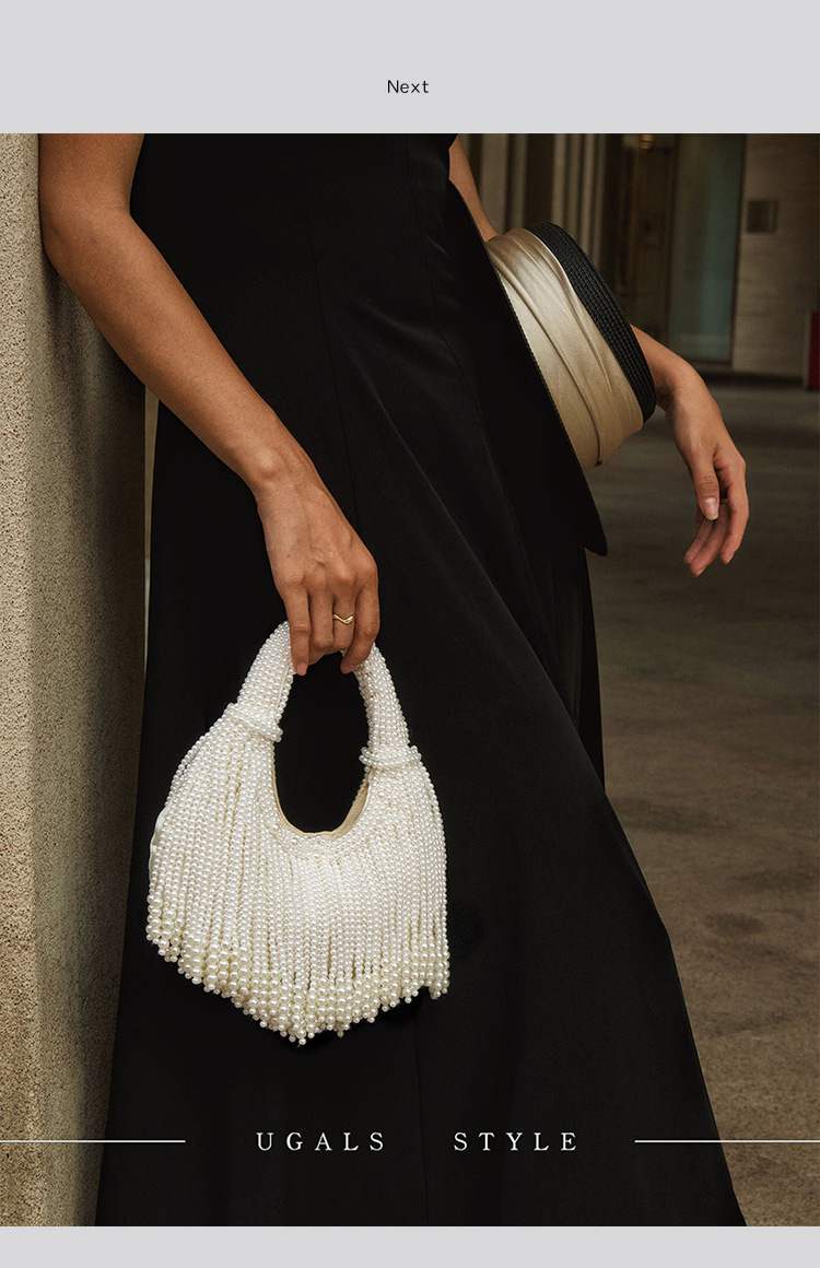 Design Handle Pearl Evening Cl - Luxury Bags Supplier ulasan dan harga